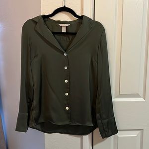 H&M Green Blouse